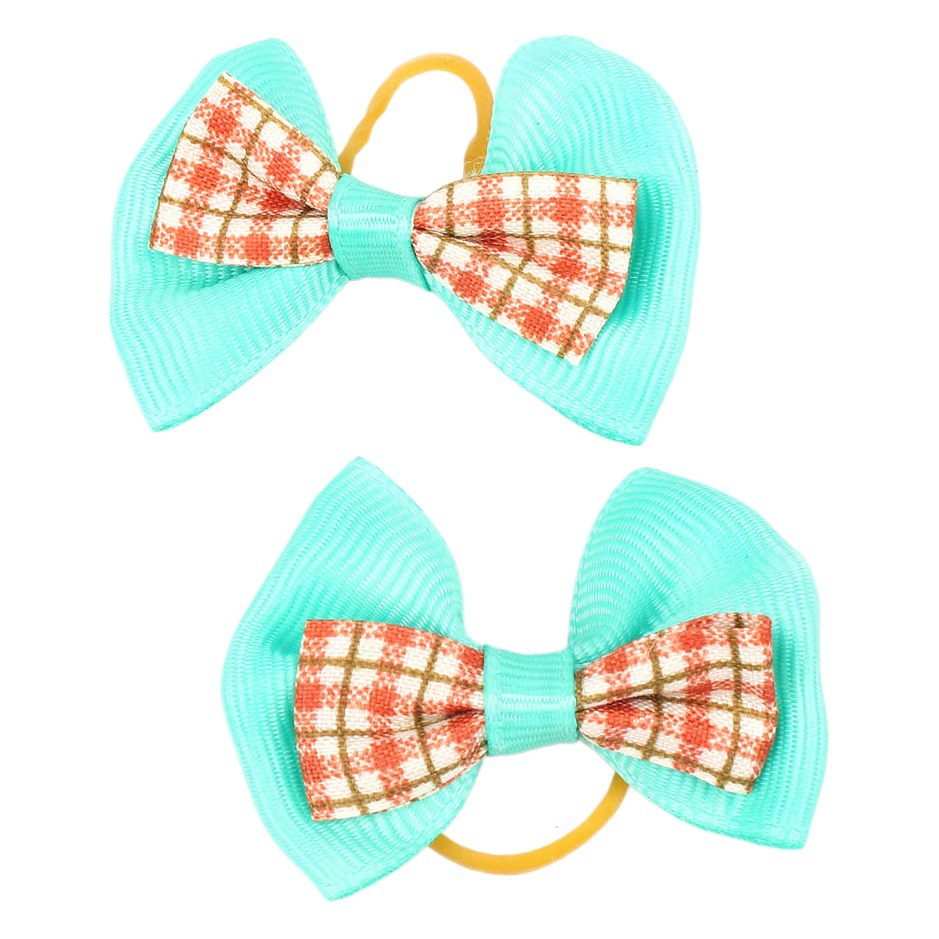 Домашнее животное собака бантом ювелирные изделия голова собаки цветок резинкой аксессуары для домашних животных в наличии прямые волосы