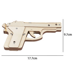 Tech DIY Rubber Band Gun Small Student Creative Handmade Assembly Invention Educational Science Toy