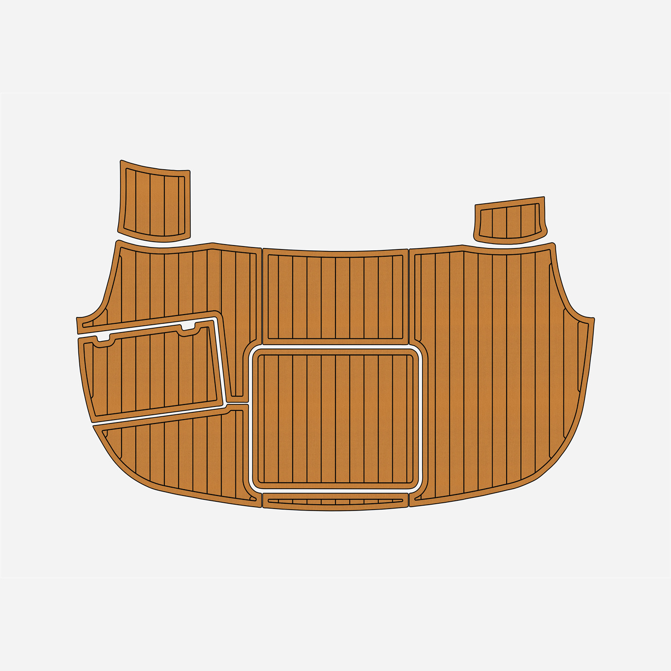 2001 Sunseeker 52 Super Hawk Faux EVA Teak Marine Foam Floor