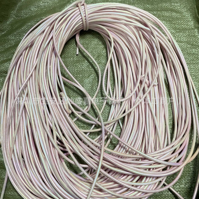 新品ins丸松カラーキラキラ4mm革革革紐素材革紐圧条アクセサリー模造革紐ネックレス素材|undefined