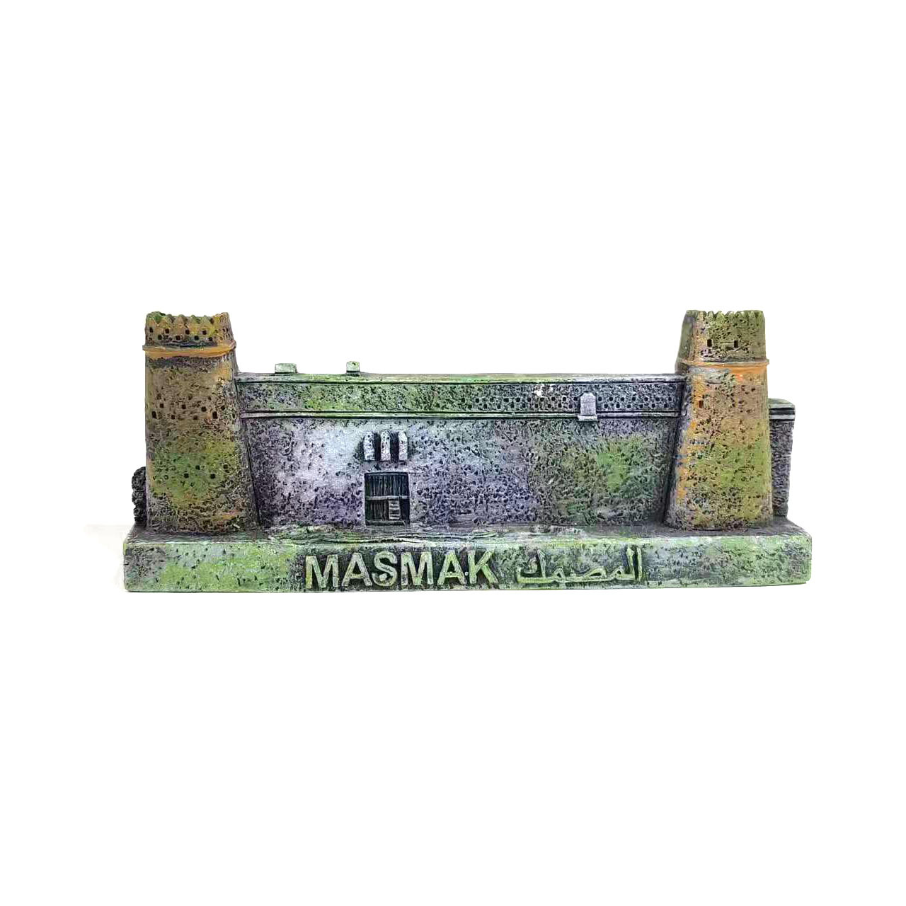 Resina pared Castillo micro paisaje acuario pecera paisaje natación peces jugar escondite decoración del escritorio de la casa