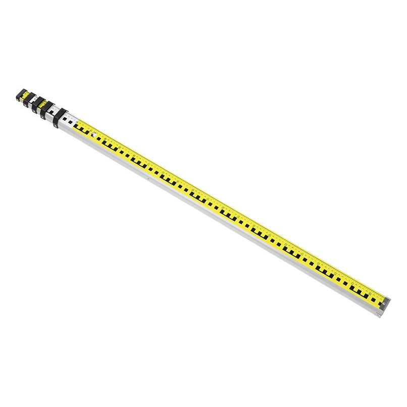 Заводская утолщенная твердая древесина горизонтальной основы и утка полная станция вертикального выравнивания горизонтального инструмента штатив алюминиевый сплав 5 м башня линейка