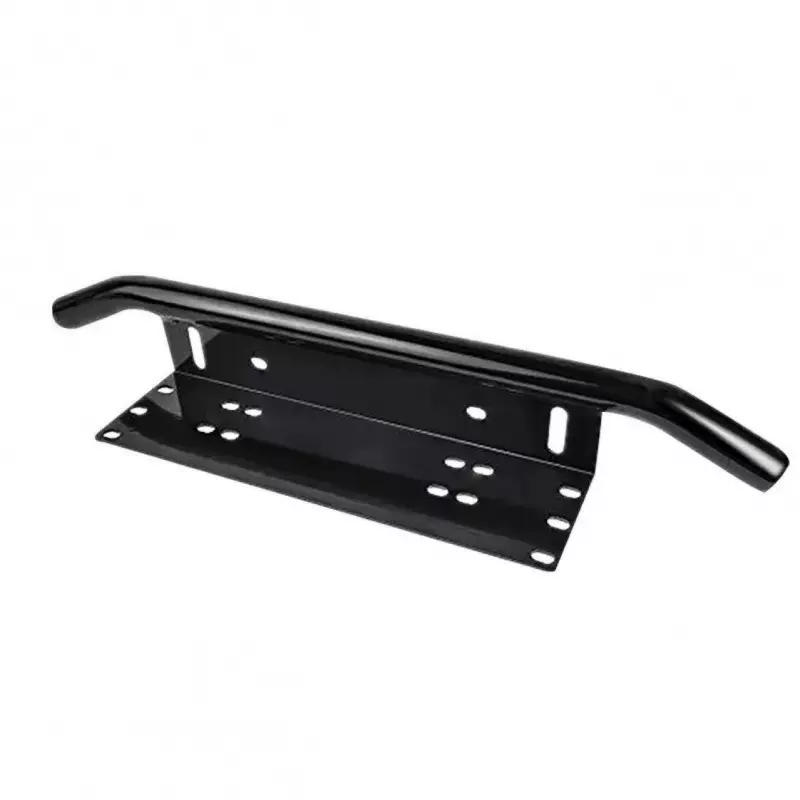 源头厂家汽车越野车改装牌照框架雾灯牌照灯架铝合金车牌灯射灯架