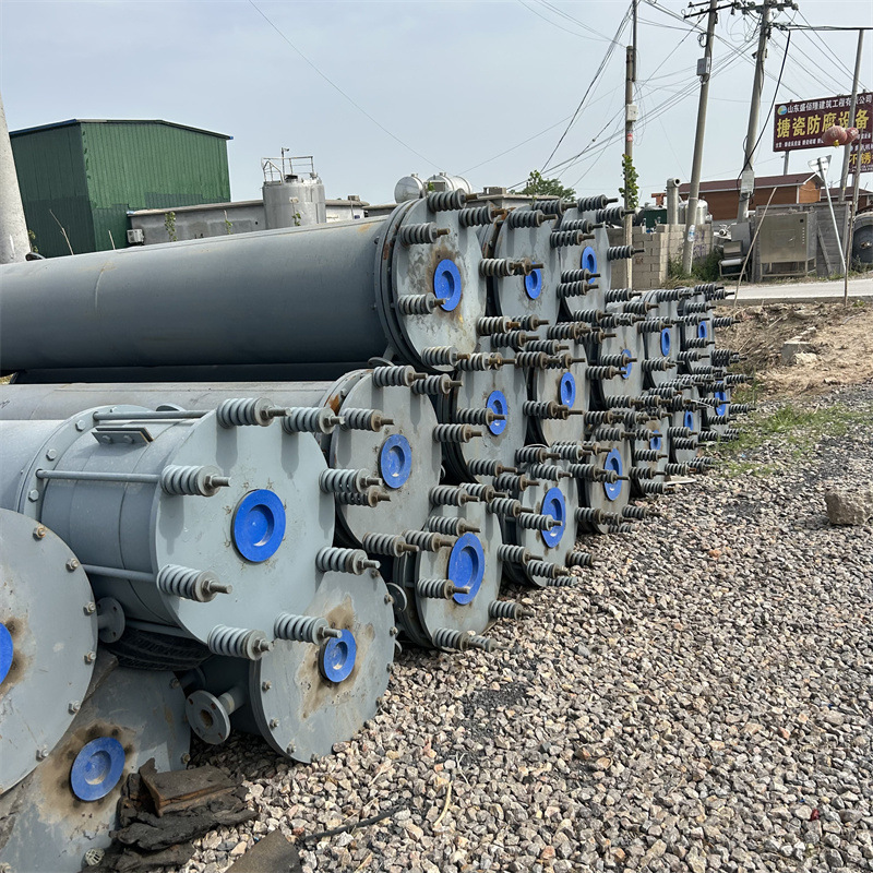 二手石墨式换热器  工业循环式冷却 80平方米冷凝器