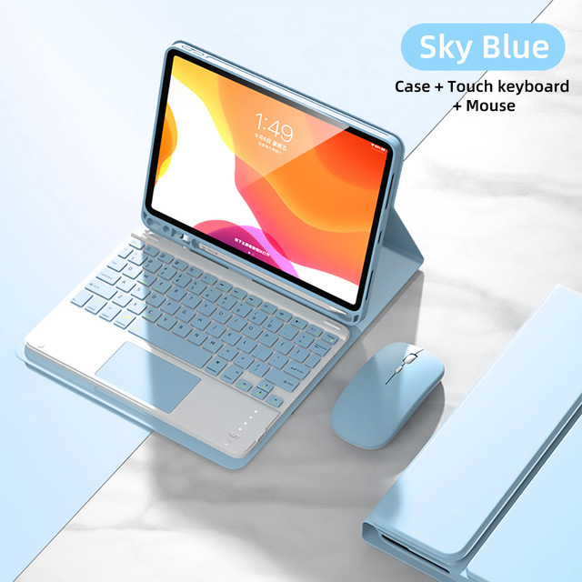 iPad第10世代に適したマジックタッチBluetoothキーボードPro11保護ケース10.2inchAir 4 5 6レザーケース10.9|undefined