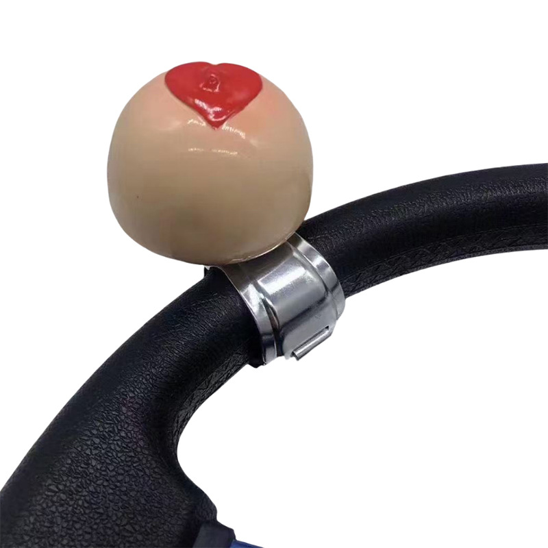 Cross-border Skull Car Modified Steering Wheel Booster Ball Personalized Booster Ball Car Booster Labor Saving Ball