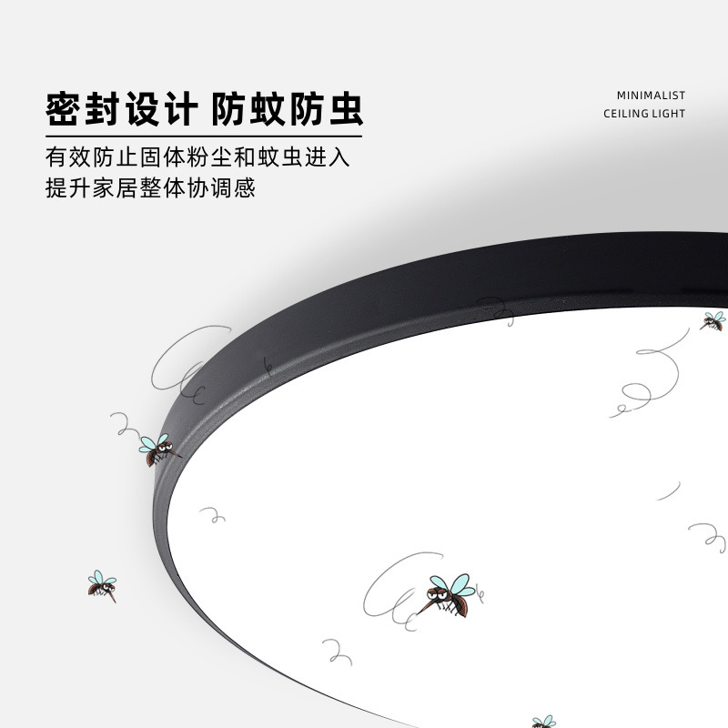 Guangdong Zhongshan Lámparas 2023 nueva lámpara de ahorro de energía LED súper brillante lámpara de sala de estar para el hogar lámpara de techo de dormitorio de pasillo