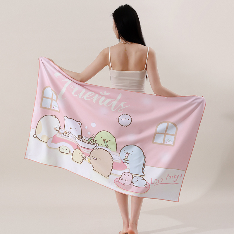 0974 pink corner creature (double-sided velvet)