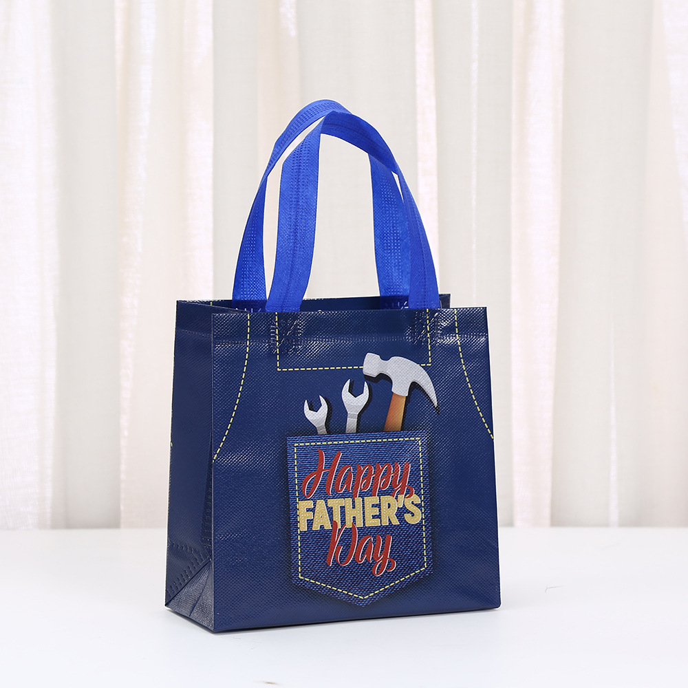 Storage Bag Storage & Cleaning Father'S Day Cute Slogan Bowtie Paper Casual Festival Gift Bags Party Supplies Gift Wrapping Supplies 1 Piece