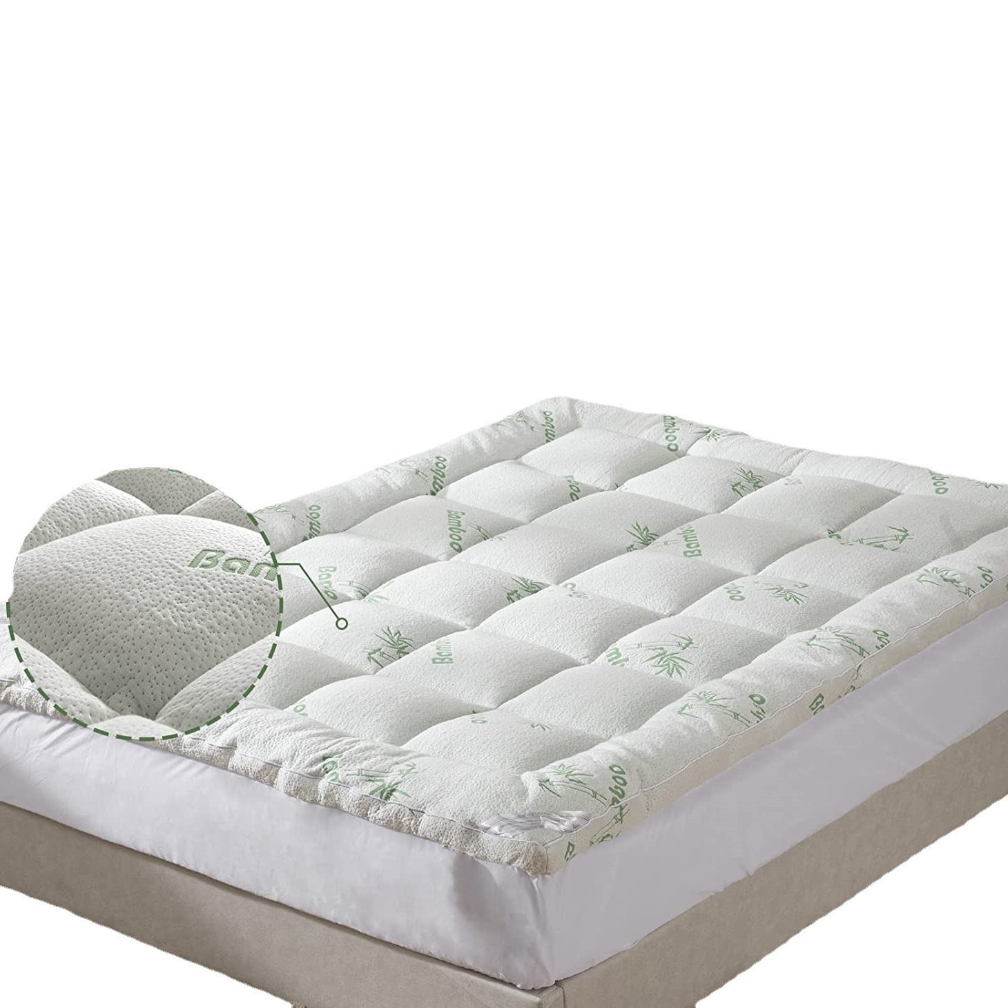 Amazon Wish bambú Jacquard aire capa espesa Simmons colchón cubierta personalizada para el hogar adulto