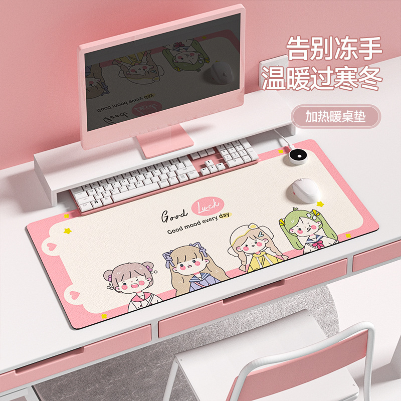 派度源头厂家办公室发热桌垫学生桌面加热垫暖桌垫鼠标垫加热|ru