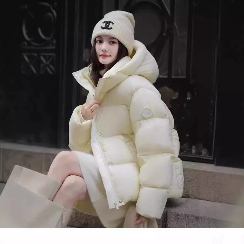 Короткий пуховик, модный дизайн, тёплый с капюшоном для любимых, высококачественный стиль, усиленная плотность, тренд сезона