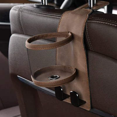 Car Hook Storage Box Seat Back Bottle Drink Cup Holder Organizer Storage Box Hook Double Hook Cup Holder for Car (Car cup holder/beverage holder) - coffee-double-hook-with-cup-holder
