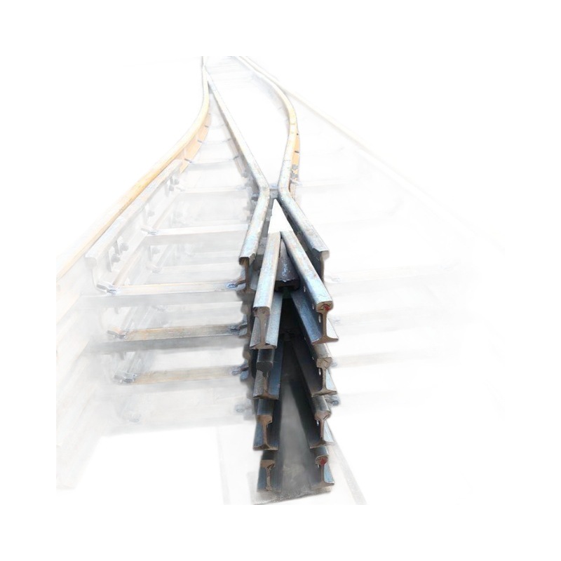 Switch de apertura única ZDK serie robusta y duradera ferrocarril doble apertura carbón transporte ferroviario accesorios de bifurcación depósito