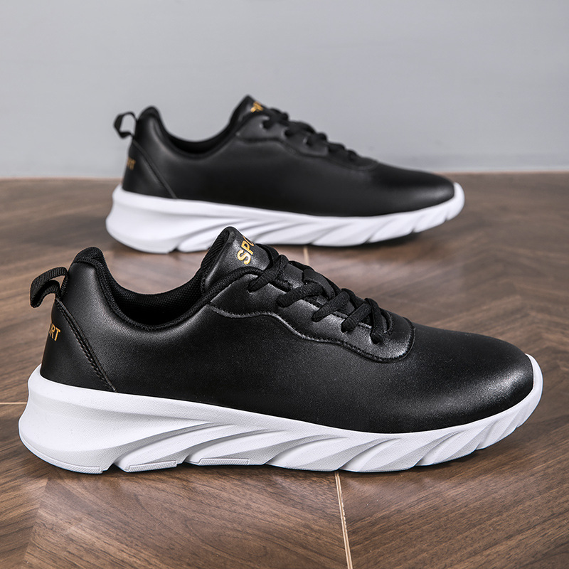 Otoño e invierno más tamaño zapatos para correr zapatos casuales de los hombres volando zapatos tejidos zapatos de moda de los hombres Comercio exterior transfronterizo malla zapatilla de deporte de los hombres al por mayor image 4