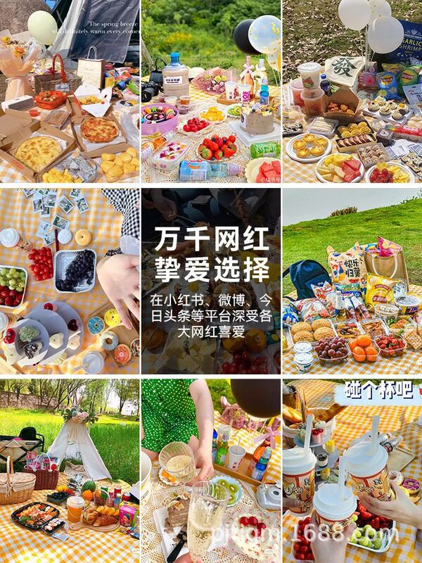 ピクニックマット防湿マット肥厚屋外テントキャンプマットポータブル春のお出かけピクニック屋外芝生防水マット|undefined