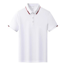 新疆棉珠花185克工作服polo衫翻领做企业工衣广告衫刺绣印刷logo