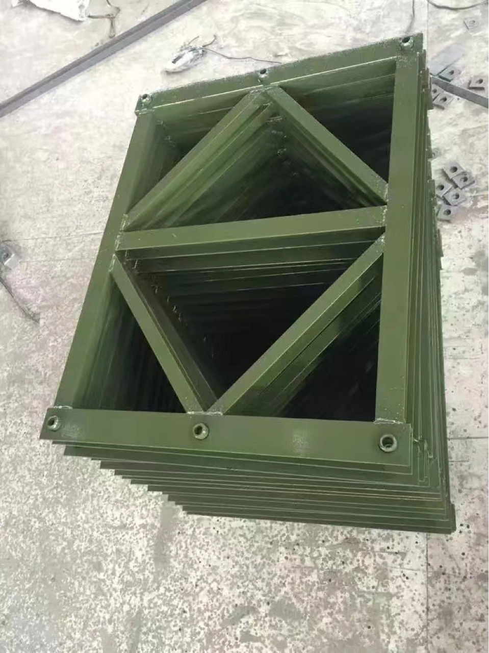 钢便桥配件45支架90支架321贝雷片钢便桥铉杆花架螺栓贝雷销桁架