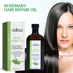 EELHOE Rosemary Anti-frizz Hair Oil Long-lasting Smoothness Fragrance Repairing Care Oil for Dyed and Permed Hair 