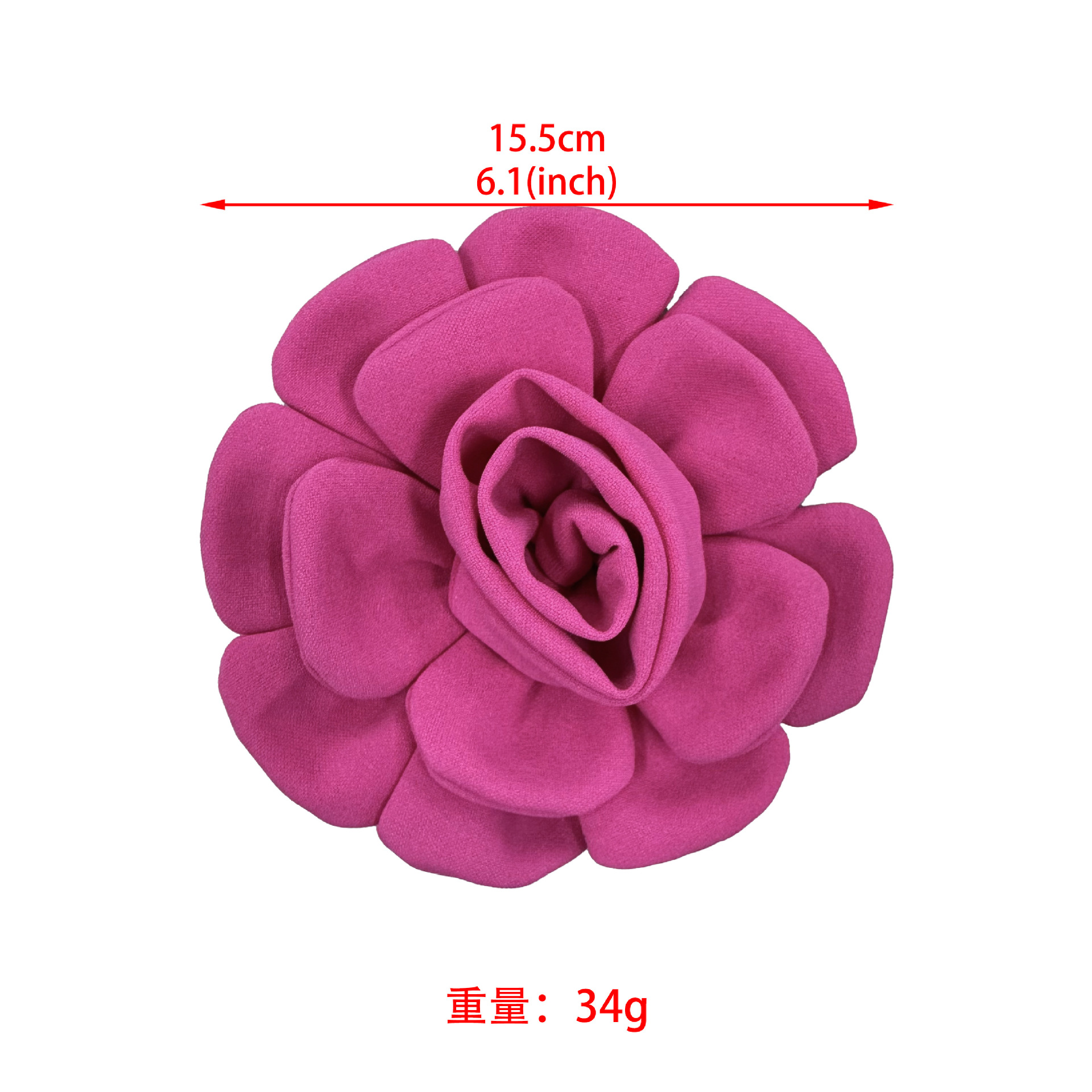 tela tridimensional camellia ropa DIY accesorios de cabello cosido a mano imitación flor aditivos de tela aditivos image 6