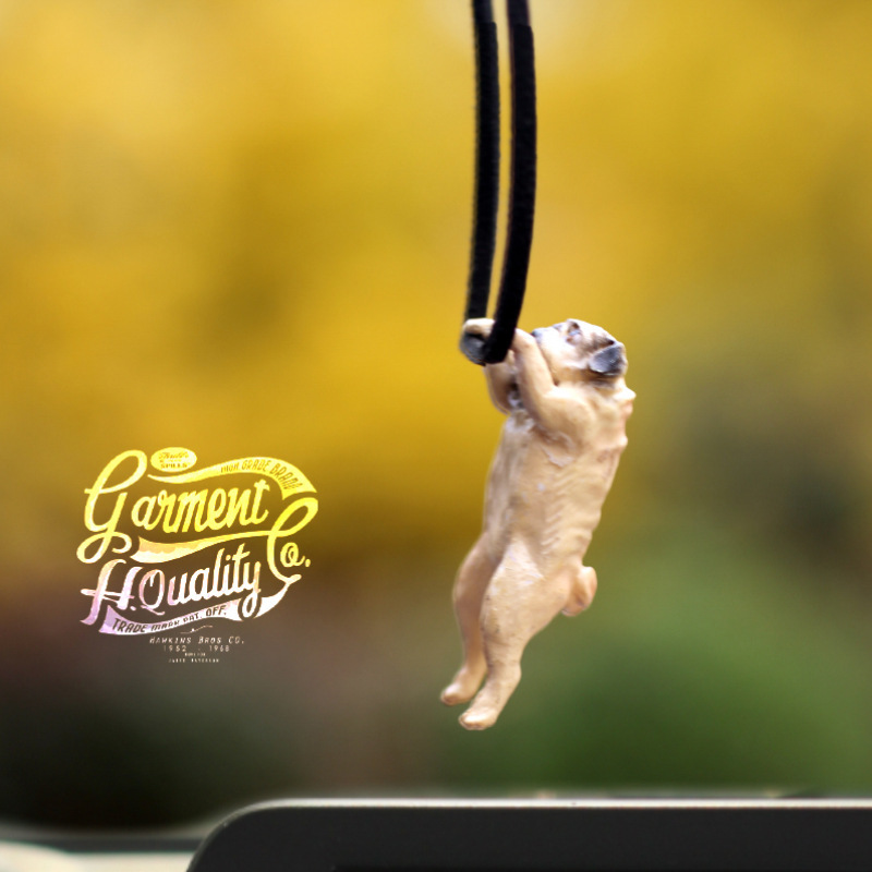 Dibujos animados transfronterizos lindo perrito colgante de coche colgante de coche rojo colgante de coche decoración de coche espejo retrovisor colgante