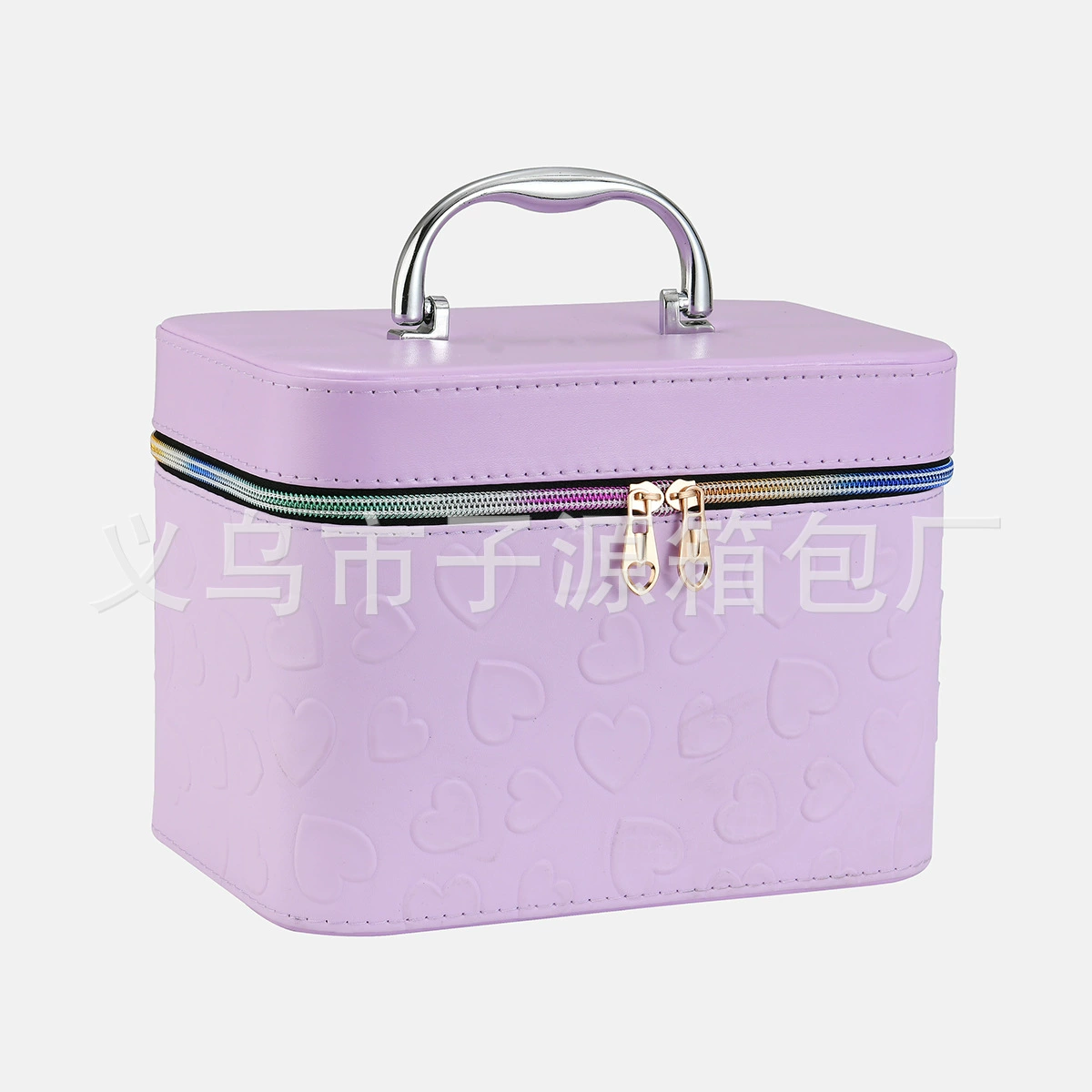Capacious cosmetic bag, brand high quality universal mirror, portable handheld storage system, high-quality style, with handy hand