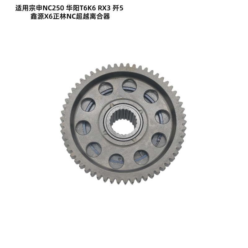 Suitable for Zongshen Nc250 Overrunning Clutch Huayang T6K6Rx3 J-5 Xinyuan X6 Zhenglin Nc Starter Plate Assembly