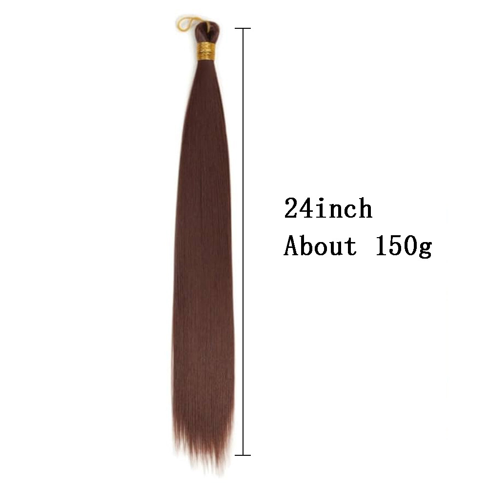 Peruca europea y americana, cabello largo, cabello recto, cabello trenzado, cabello recto a granel, cabello de crochet, cabello recto
