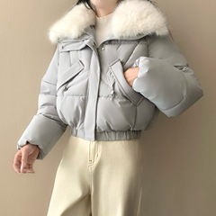 2025冬季新款羽绒棉服女短款小个子设计感面包服棉袄加厚棉衣外套