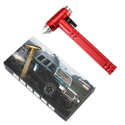 Wholesale Car multi-purpose safety hammer Qəza çəkici - red