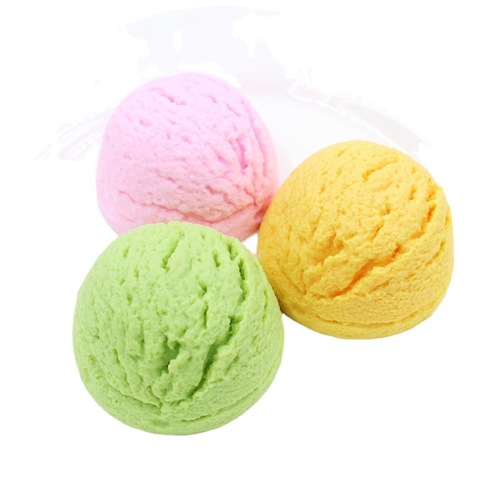 PVC simulation food food play cold drink ornaments fake ice cream ball model ice cream dessert photography props