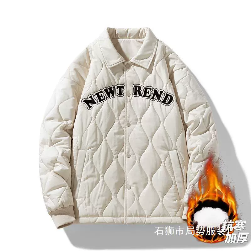 Зимняя теплая модная трендовая универсальная пуховик, oversize