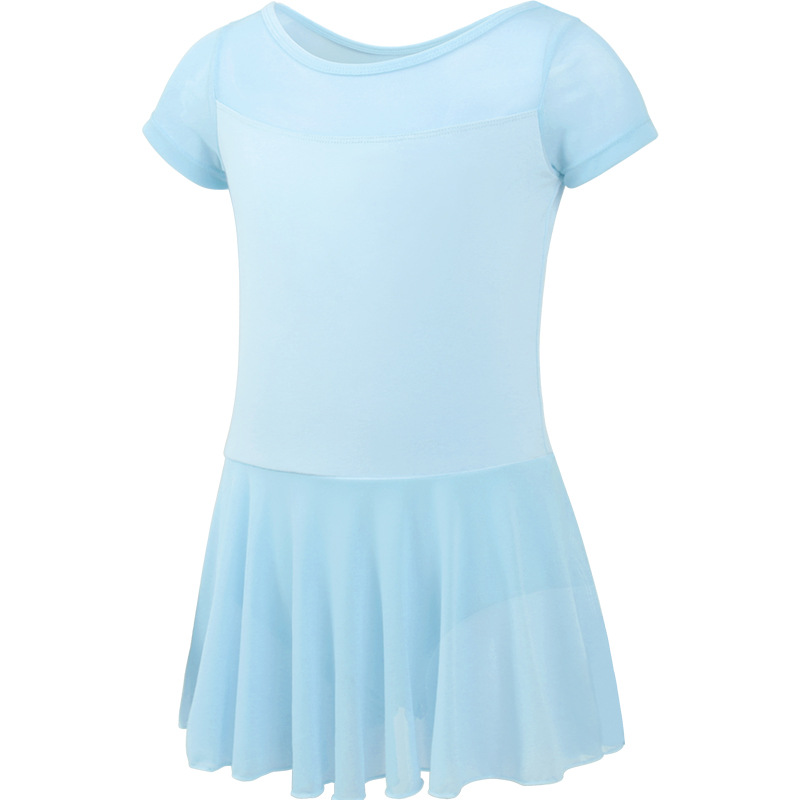 Ropa de baile para niños, ejercicios corporales de manga larga, exámenes de otoño, costura de malla de manga larga, falda de ballet, ropa de actuación