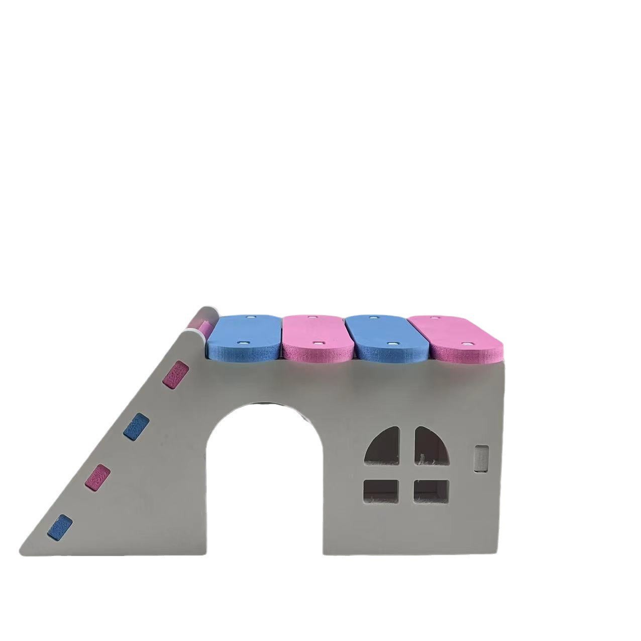 Casita de Madera para Hámster Decorativa para Jaula