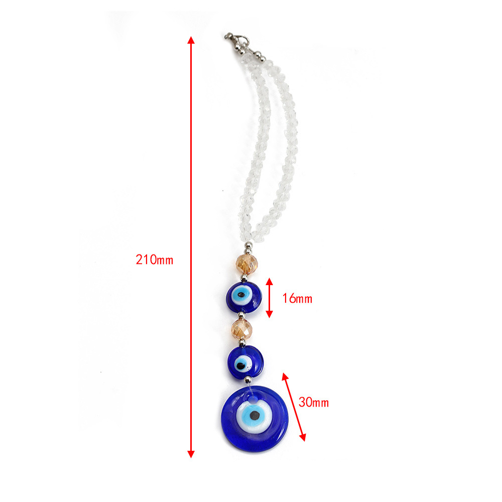 1 Piece Quantity 1 Piece Tortoise Devil'S Eye Car Keychain Beaded Unisex Fashion Keychain