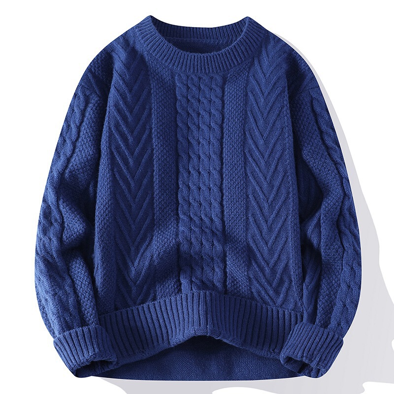 Benmingnian Red Sweater Autumn and Winter Lazy Advanced Twist Knitwear Coat Christmas Couple Sweater