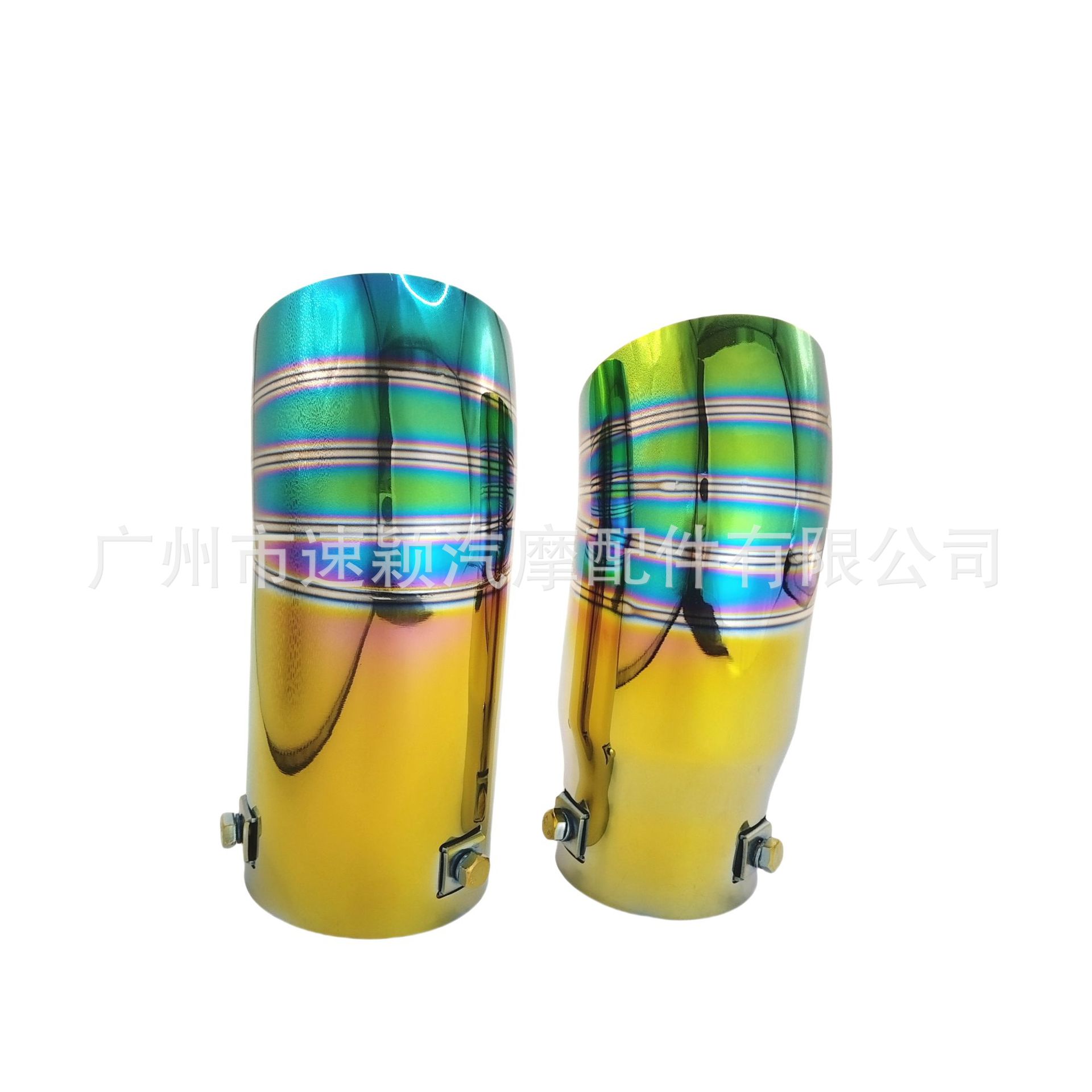 Factory Direct Sales Car Modification Universal Stainless Steel Exhaust Pipe Single Outlet Tailpipe Valve Exhaust Smoke Pipe Tail Tip