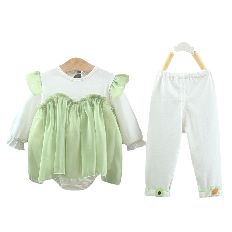 가을 여성의  삼각형 재킷 2 세트 새로운면 긴팔 어린이 치마 보름달 여성  레깅스