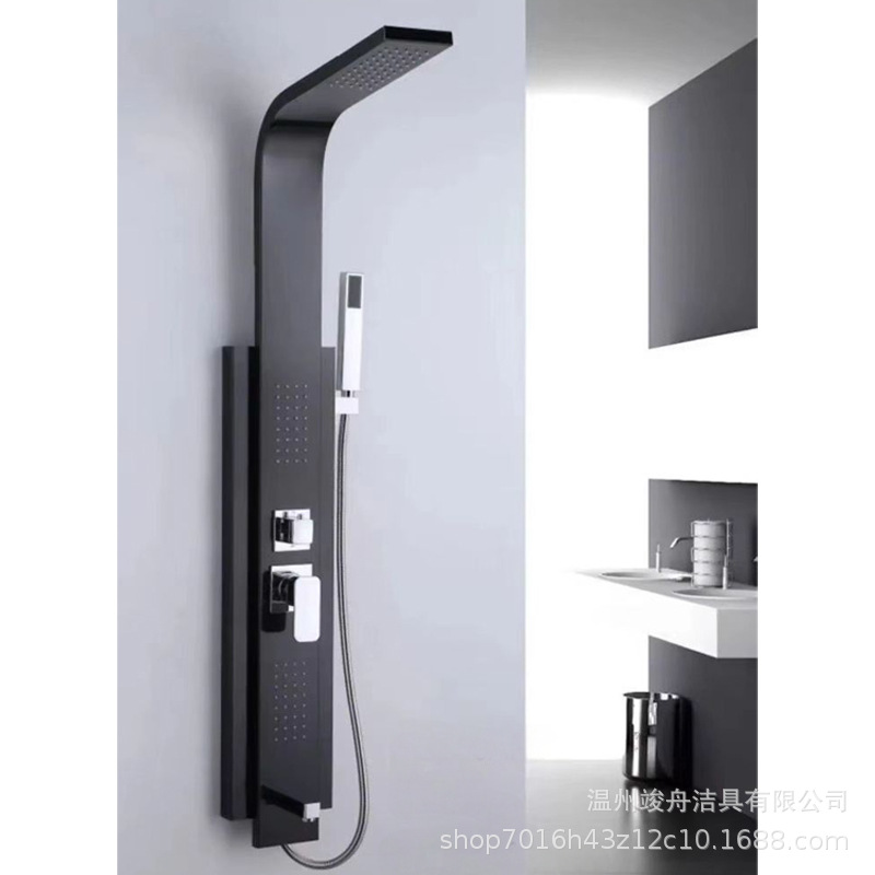 Pantalla de ducha Juego de ducha inteligente Ducha integrada Juego de baño de salida de agua multifuncional de cinco velocidades