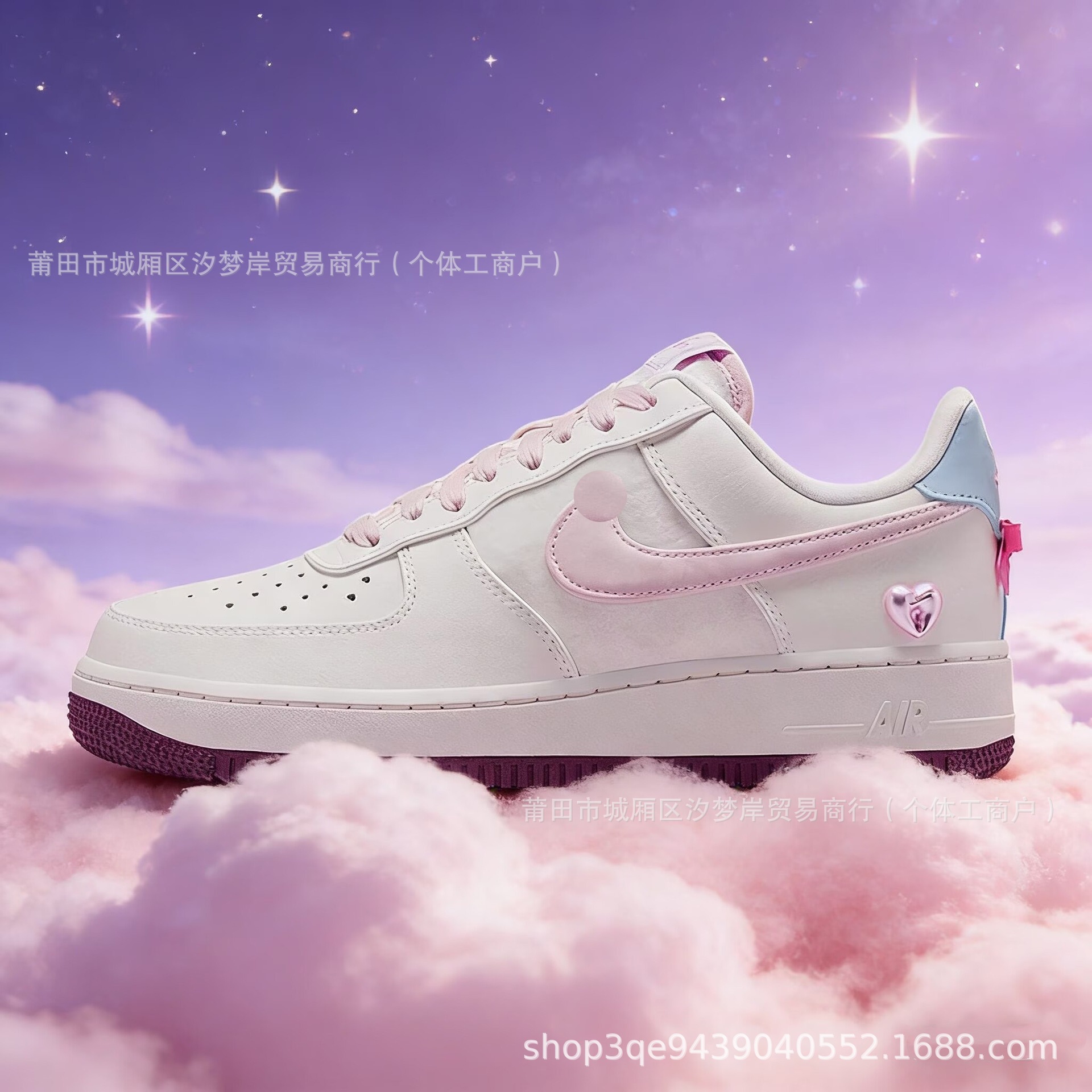 Cross-border foreign trade AIR FORCE1 Air Force One shoes for men and women, sports casual sneakers, pure white, Valentine's Day, Year of the Horse