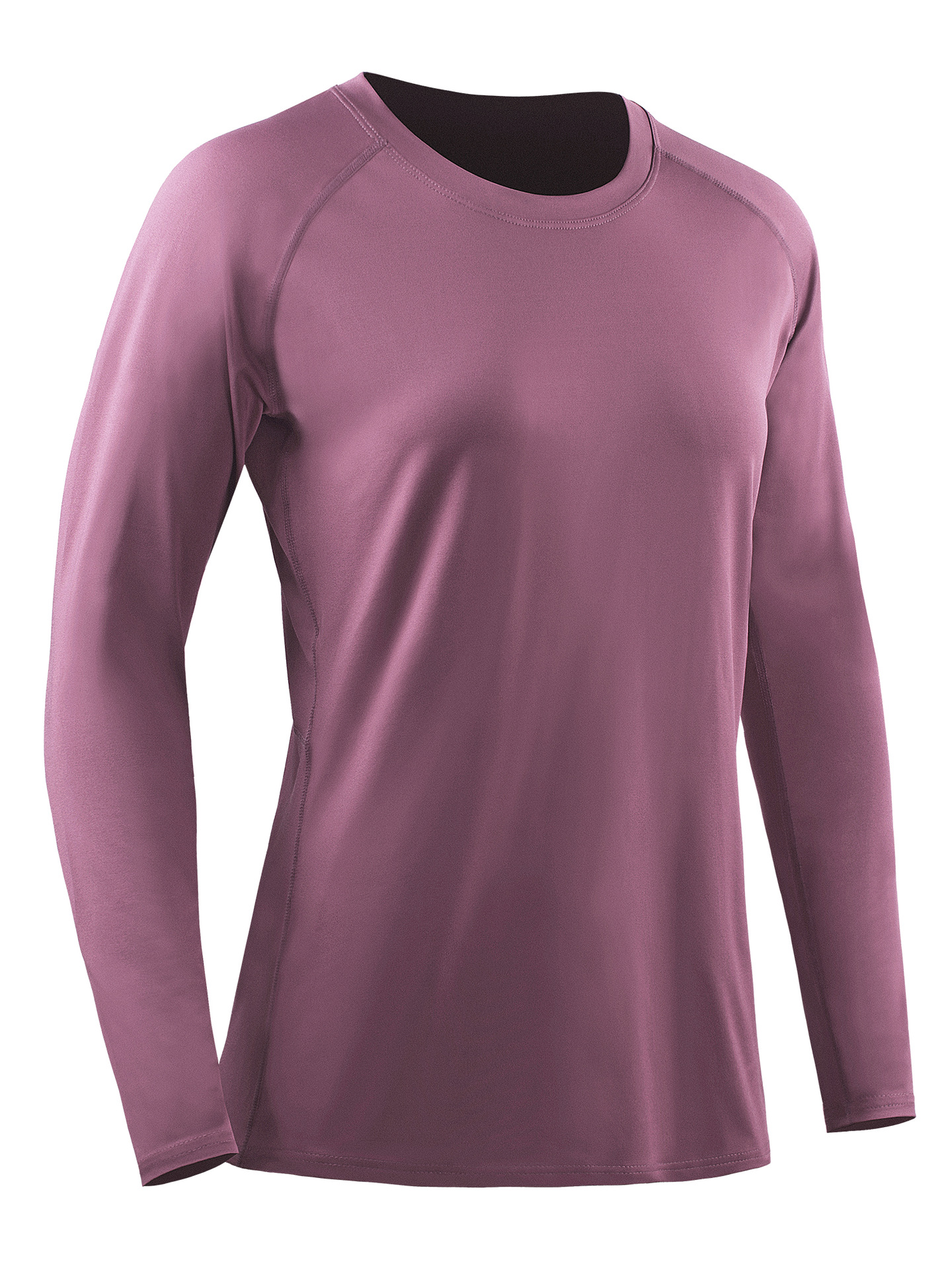 Camiseta de Secado Rápido de Manga Larga para Mujer de Poliéster, Secado Rápido y Transpirable para Fitness