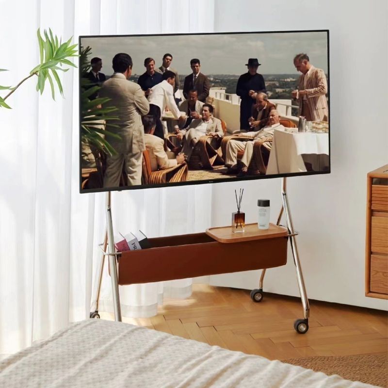 ポストマンモバイルテレビスタンド車輪付きレトロスタイルステンレス鋼可動テレビスタンドフロアスタンド車輪付き|undefined