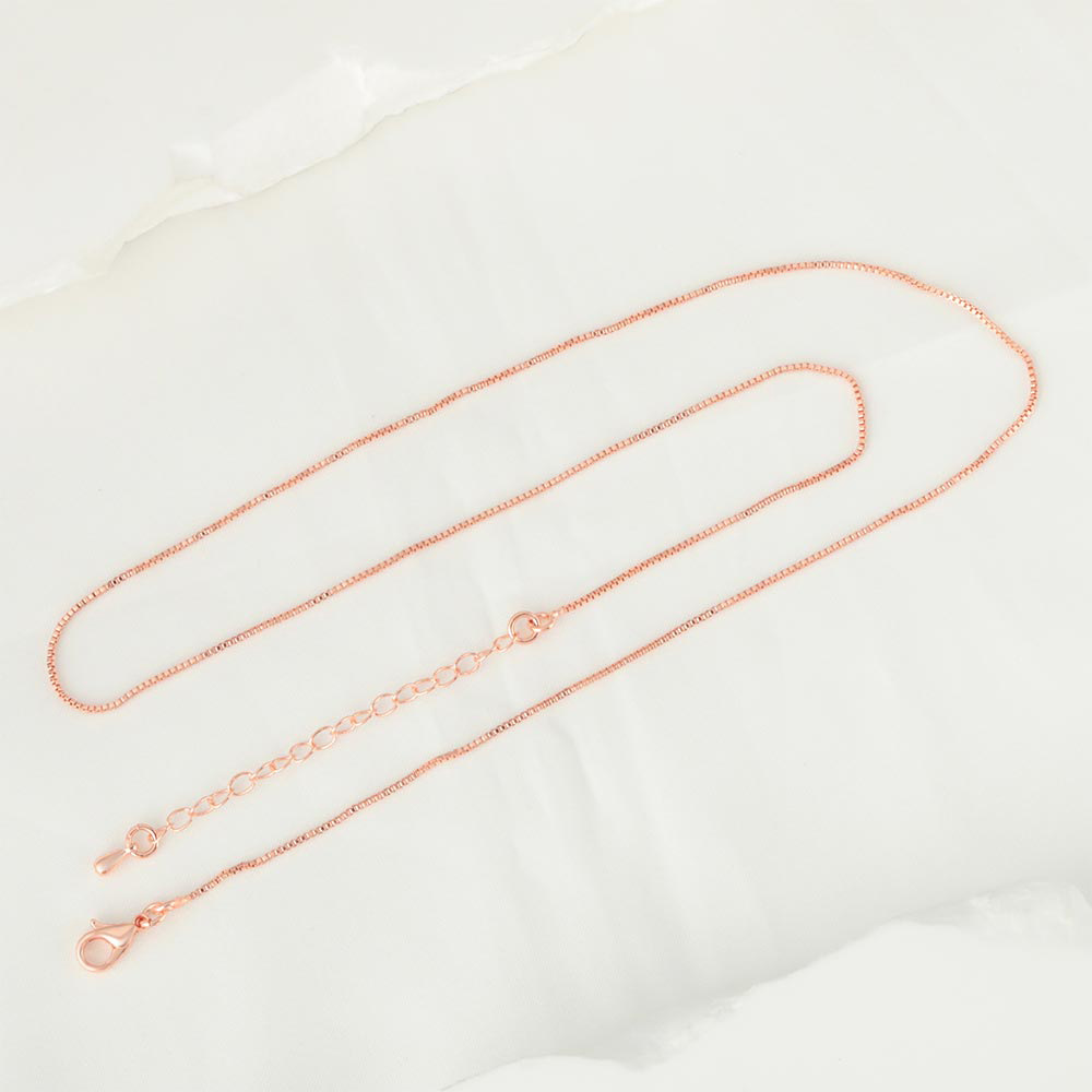 Plating Design Simple Style Style 1 Piece Copper Polished Chain Necklace Chain Simple Style Geometric