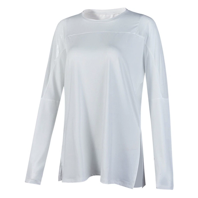 Свободная спортивная блузка больших размеров для бега Интернет-знаменитости осень-зима быстросохнущая футболка одежда для йоги с длинным рукавом для похудения