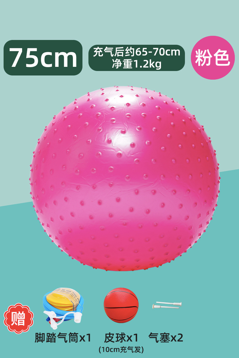 Entrenamiento sensorial infantil tactile masaje yoga bola de dragón juguetes de pelota equipo de acondicionamiento físico granular jaula bola de dragón