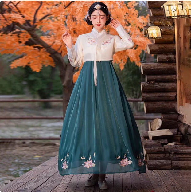 South Korea Korean Clothing Yanbian Travel Photography Folk Dance Dae Jae Yanji Princess Dress Embroidery