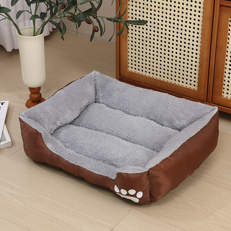 Inventario al por mayor perros de mascotas color caramelo Teddy perros de mascotas cama de perros pequeños y medianos perros de invierno cálidos perros de cama