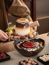 围炉煮茶室内家用网红全套电陶炉煮茶壶花茶茶具套装罐罐茶煮茶器