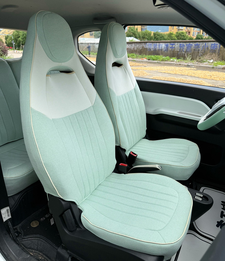 Fabric Cute Cartoon Breathable Car Seat Cover Full Set for Wuling Hongguang MINI 2020-2022