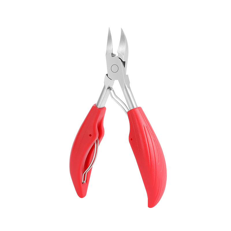 Stainless steel chick nose pliers nail groove nail nail nail clippers pedicure scissors to remove dead skin pliers nail clippers nail nail manicure tools